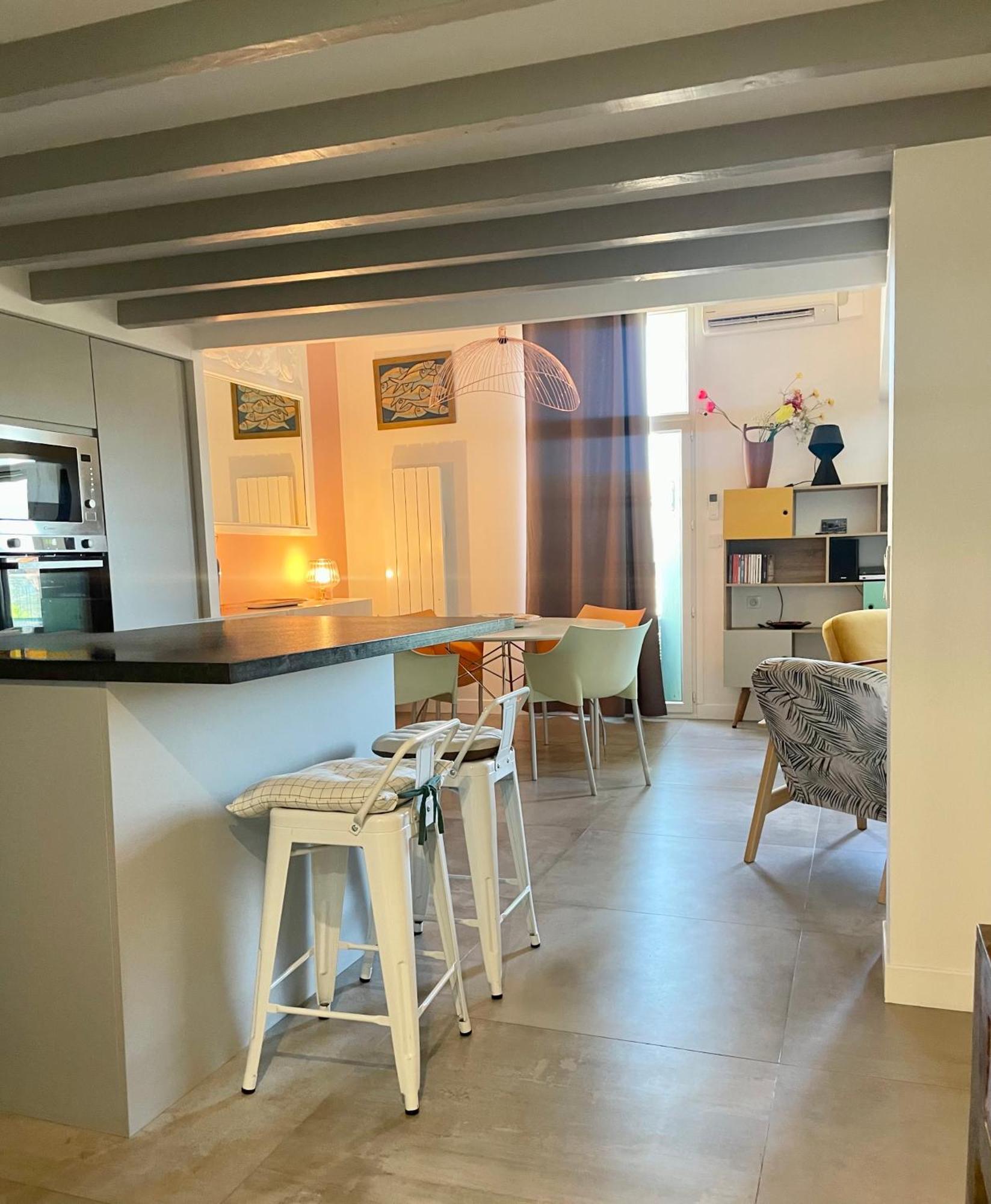 Sète "Zarago 3" T3 Design En Duplex A 2 Pas Du Centre Ville מראה חיצוני תמונה